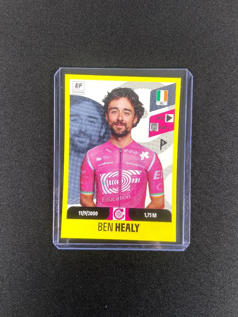 Ben Healy Panini Tour de France 2026 Sticker EF, Verzenden, Zo goed als nieuw, Overige sporten, Poster, Plaatje of Sticker