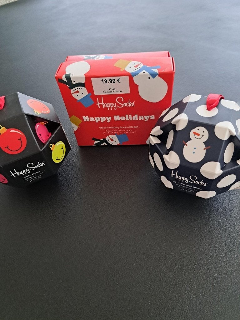 Happy Socks kerstverpakkingen, Sokken en Kniesokken, Overige kleuren, Nieuw, Overige maten