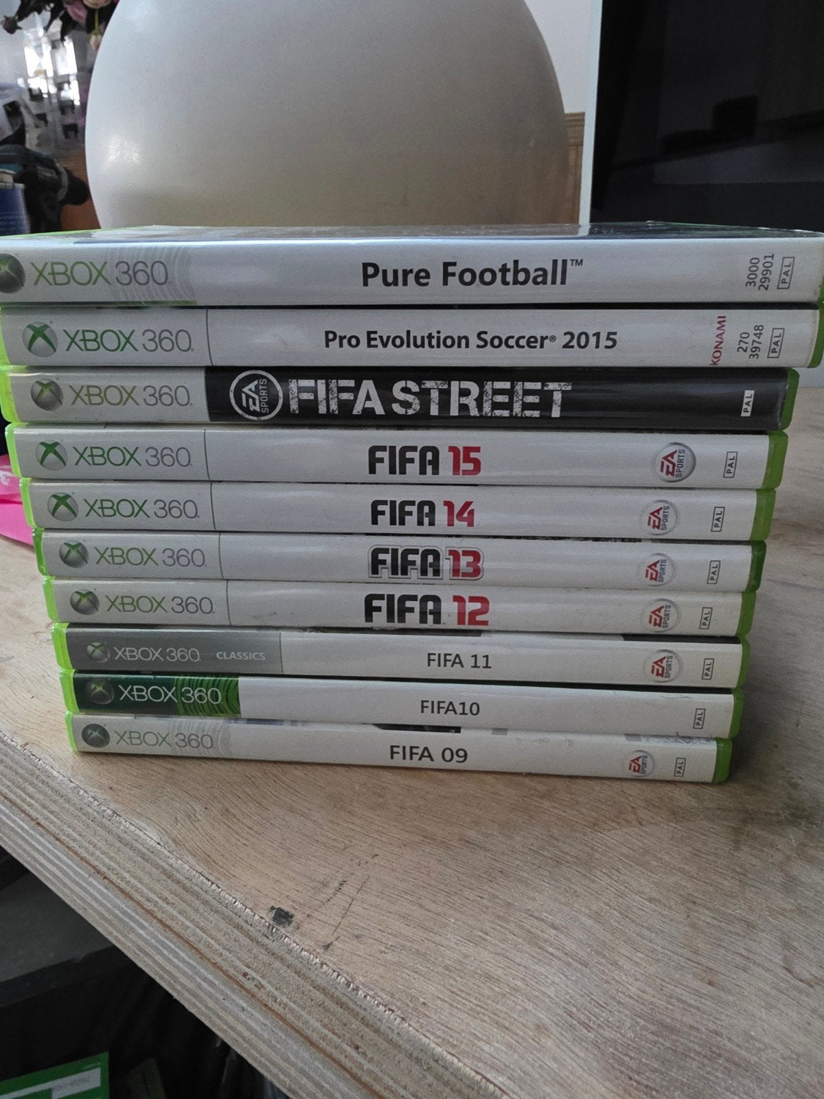 Xbox 360 Games: FIFA, PES, Pure Football, FIFA Street, Ophalen, Gebruikt, Eén computer, Sport