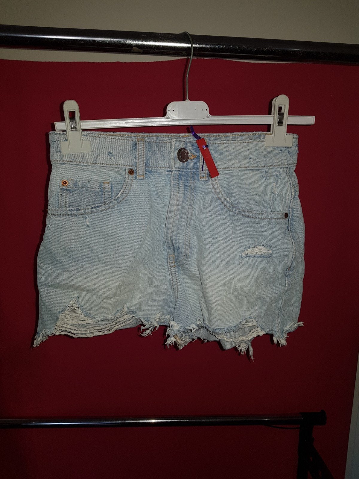 Korte broek (310), Ophalen of Verzenden, Zo goed als nieuw, Blauw, W27 (confectie 34) of kleiner
