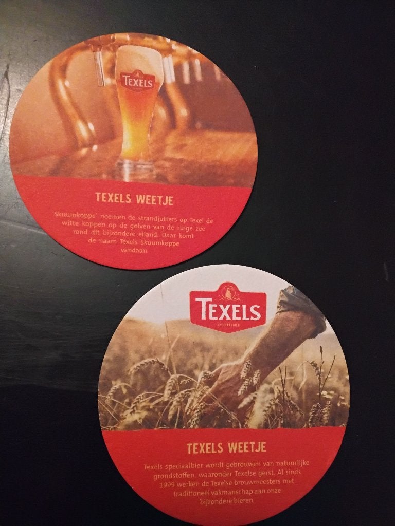 2 x Texels bier viltjes, Verzamelen, Ophalen of Verzenden, Nieuw, Viltje(s), Heineken