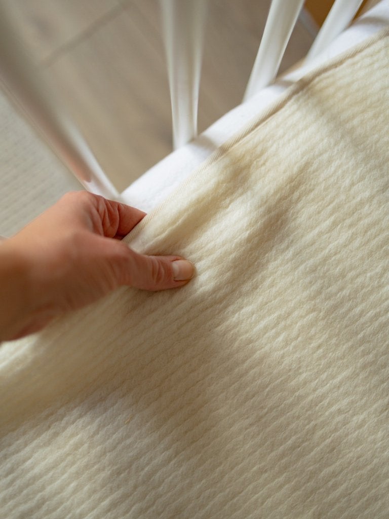 Kico Label wollen onderlegger ledikant 60 x 120 cm, Kinderen en Baby's, Ophalen, Overige typen, Overige merken, Zo goed als nieuw