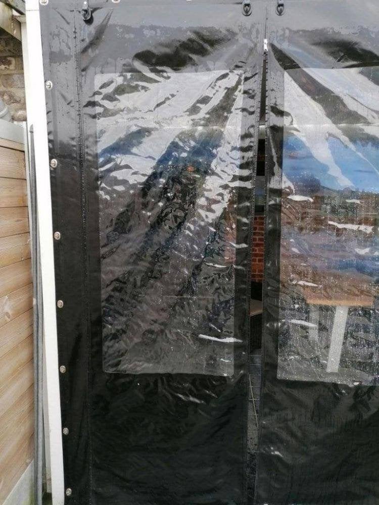 Verandazeil op maat gemaakt, Ophalen, Kunststof, Nieuw, 200 cm of meer
