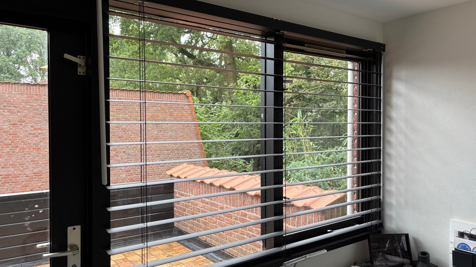 Luxaflex jaloezieën - 1x 74cm, 1x 181cm breed, Ophalen, Jaloezie, Zwart, Luxaflex