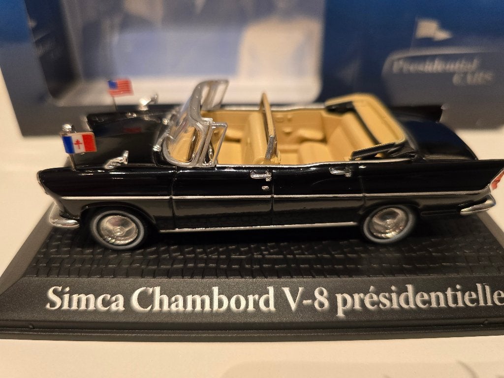 Simca Chambord V-8 presidentielle 1/43, Hobby en Vrije tijd, Ophalen of Verzenden, Nieuw, Auto, Norev