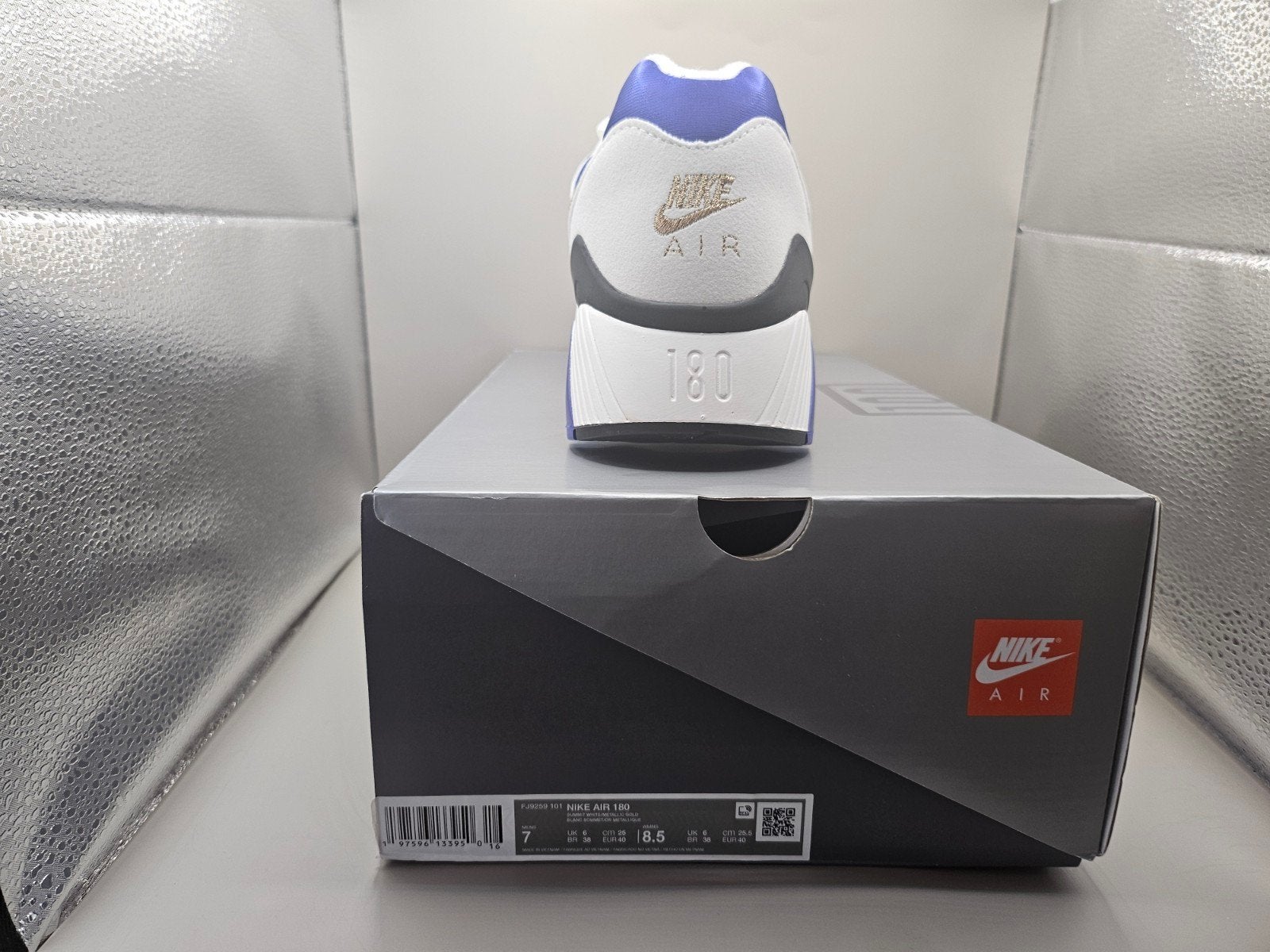 Nike Air Max 180 Summit White Concord - Maat 40, Verzenden, Wit, Nike, Nieuw