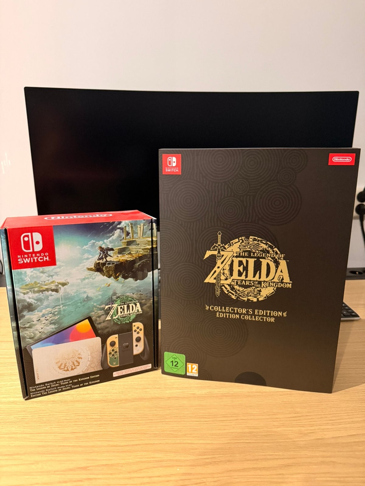 Nintendo Switch OLED met Tears of the Kingdom Collector spel, Overige genres, 1 speler, Ophalen of Verzenden, Zo goed als nieuw