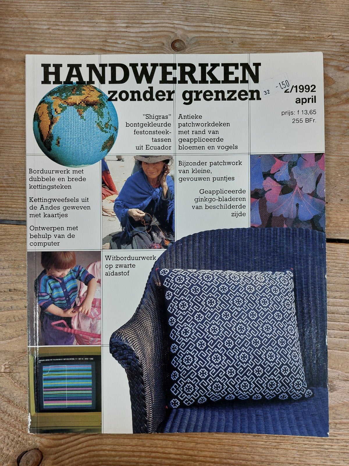 Handwerken zonder Grenzen 2/1992, Verzenden, Gebruikt, Breien, Patroon of Boek