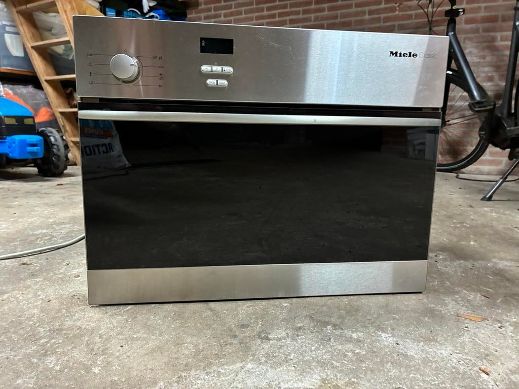 Miele DG 163 inbouw stoomoven, Witgoed en Apparatuur, Ovens, Ophalen, 45 tot 50 cm, Gebruikt, 60 cm of meer