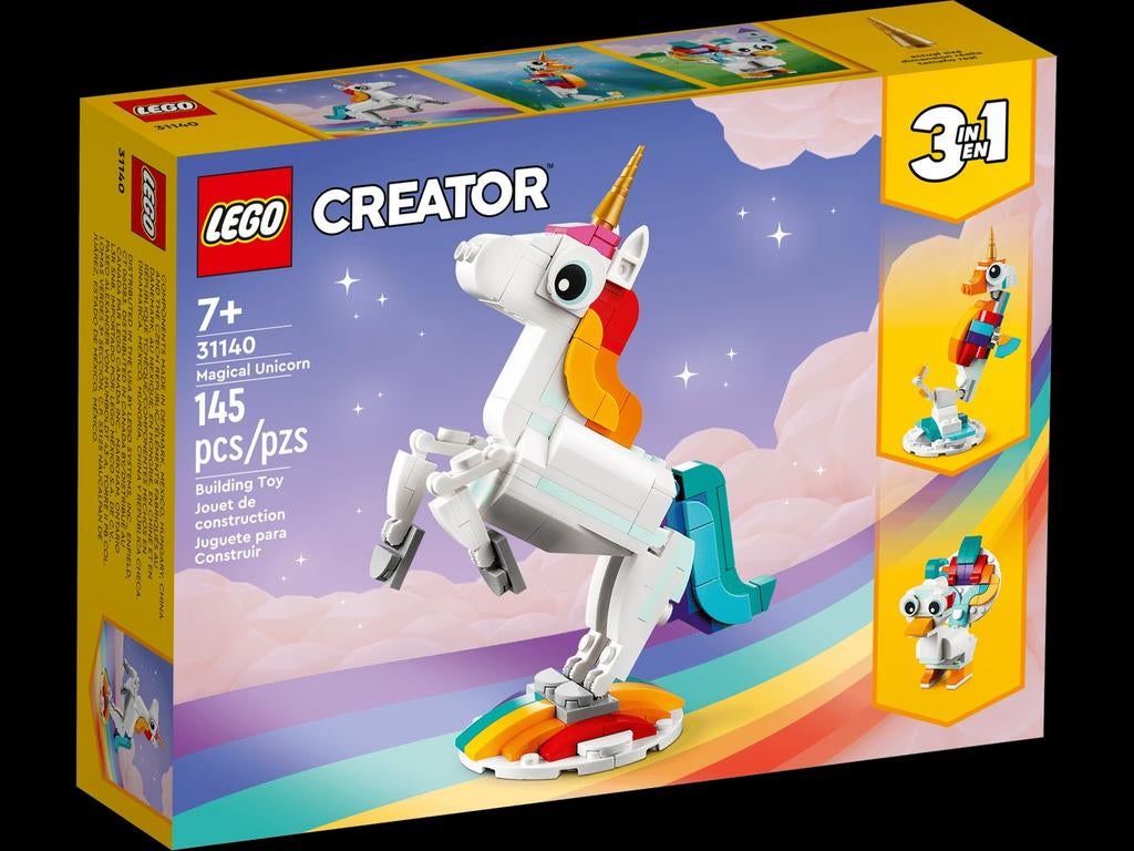 LEGO Creator 3in1 Magische Eenhoorn (31140), Lego, Nieuw, Ophalen of Verzenden, Creator