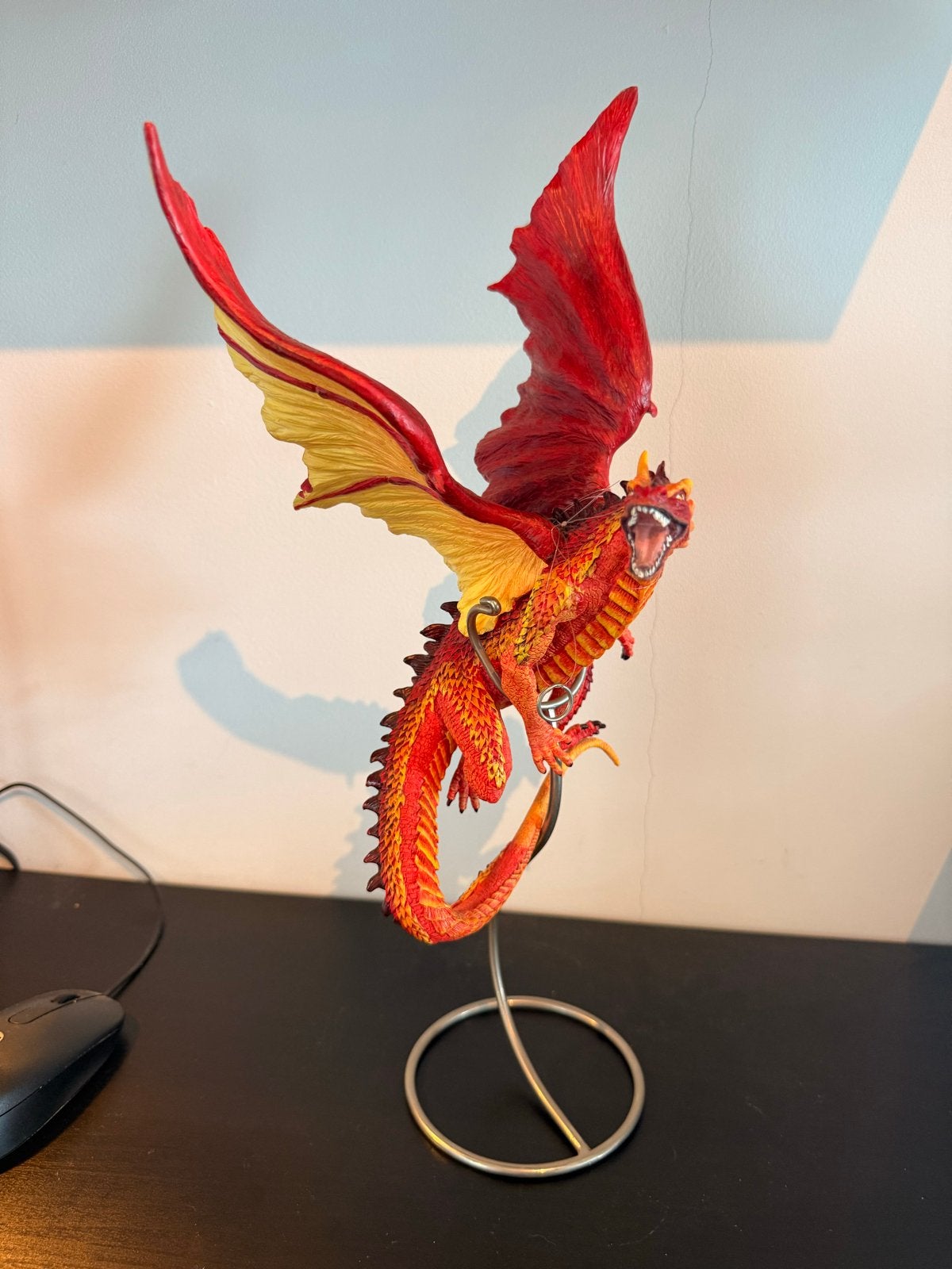 Fantasy Draak Beeldje - 35cm hoog - Land of the Dragons, Verzamelen, Ophalen, Gebruikt, Fantasy