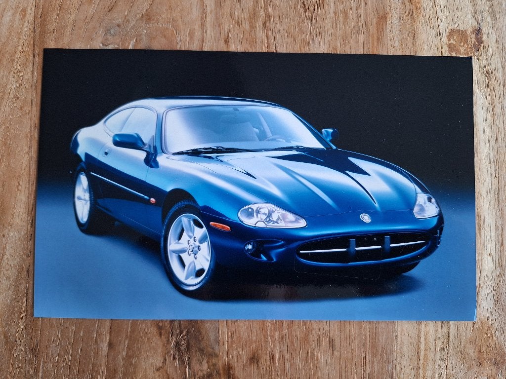 persfoto Jaguar XK8 Coupe 20x12,5 cm  maart 1996 Geneve, Ophalen of Verzenden, Zo goed als nieuw, Overige merken
