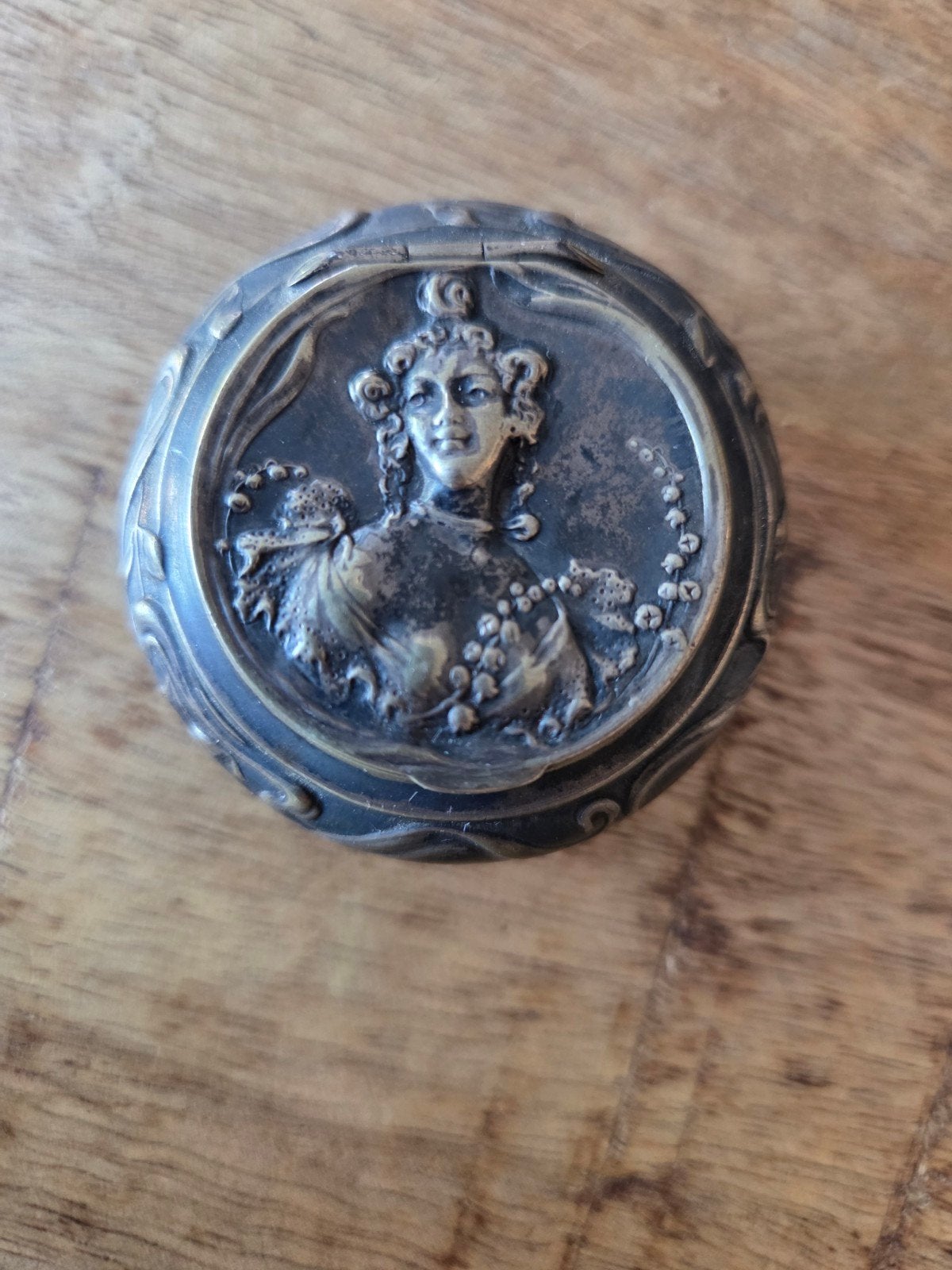 pillendoosje, Antiek en Kunst, Curiosa en Brocante, Ophalen of Verzenden