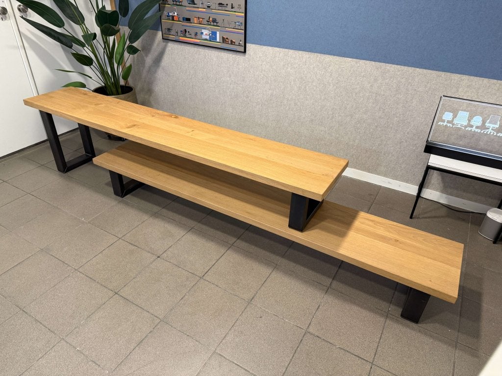 Table Du Sud | TV Meubel Modulair | Massief Eiken & Staal |, Table Du Sud, Table Du Sud, Ophalen of Verzenden, Zo goed als nieuw