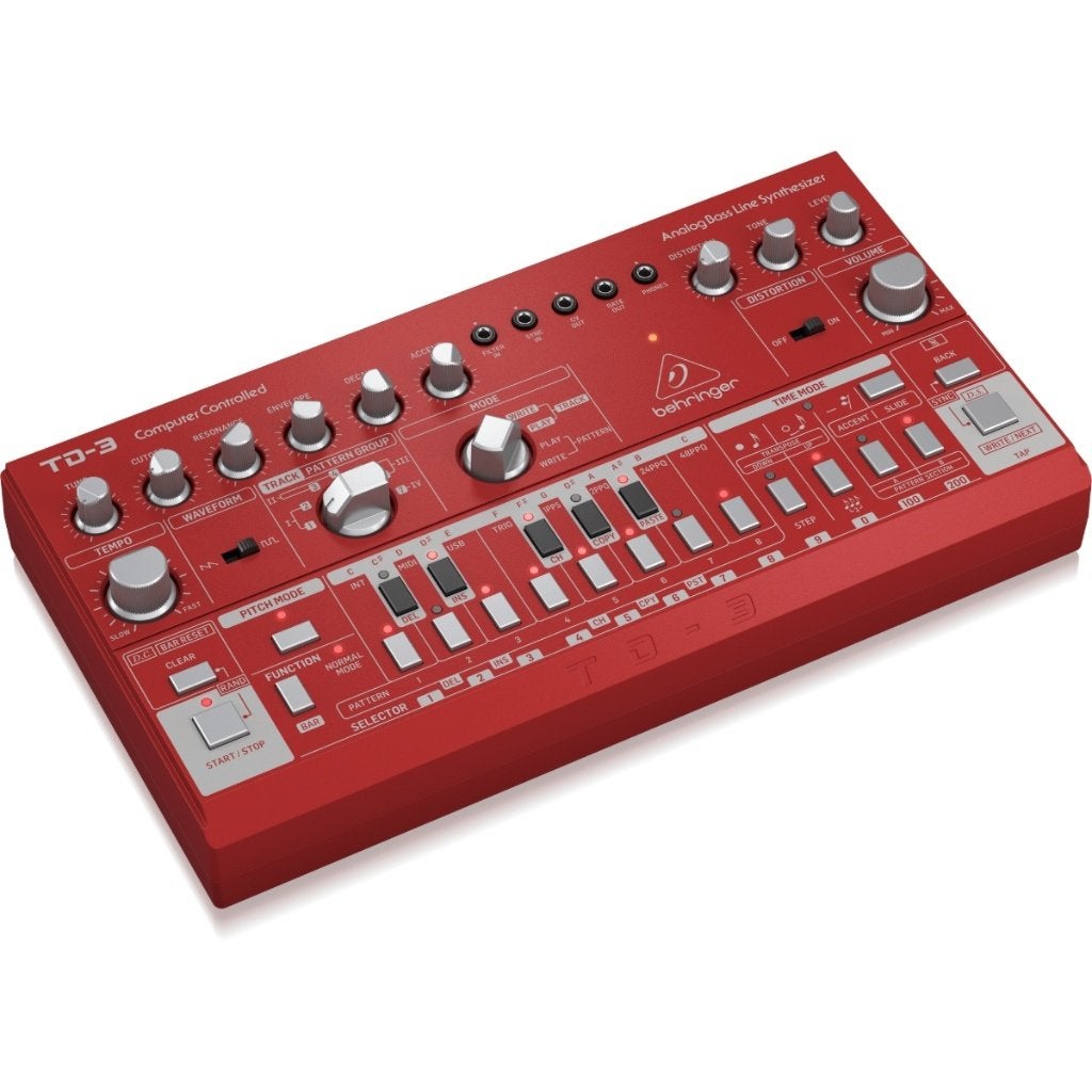 Behringer TD-3-RD Analoge Bass Line Synthesizer, ., Nieuw, Ophalen of Verzenden, .