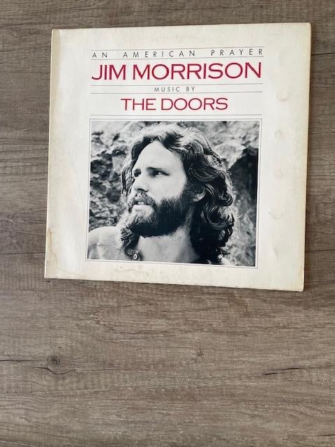 LP Jim Morrison By The Doors - An American Prayer - 1978, Cd's en Dvd's, Vinyl | Rock, Ophalen of Verzenden, Gebruikt, 12 inch