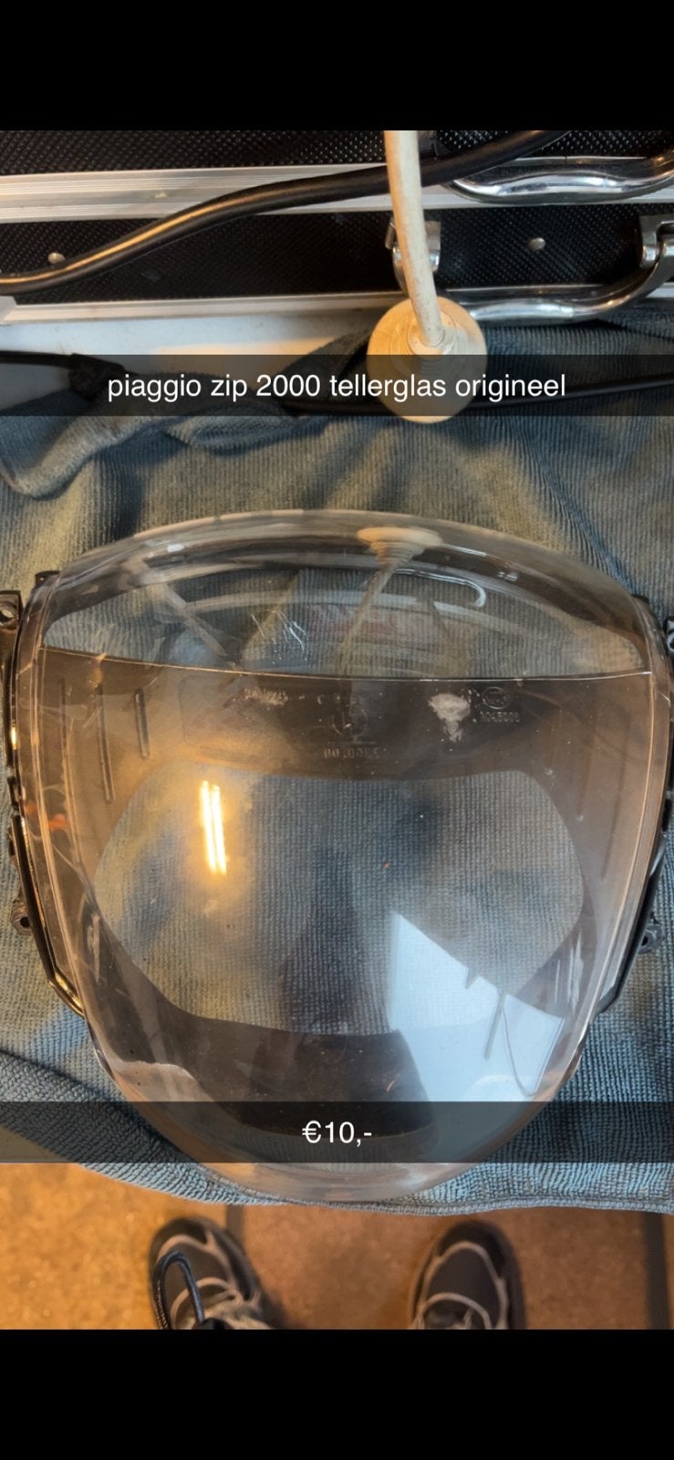 Piaggio Zip Tellerglas, Ophalen of Verzenden, Zo goed als nieuw, Overige typen, Piaggio
