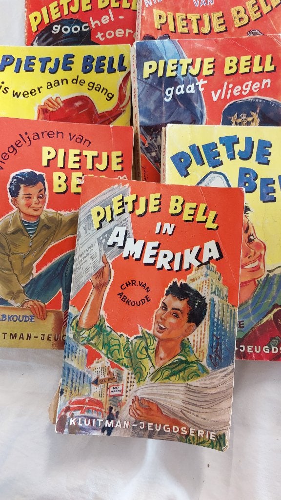 Pietje Bell Boekenreeks - 6 delen, Gelezen, Ophalen of Verzenden, Fictie, Chris van Abkoude