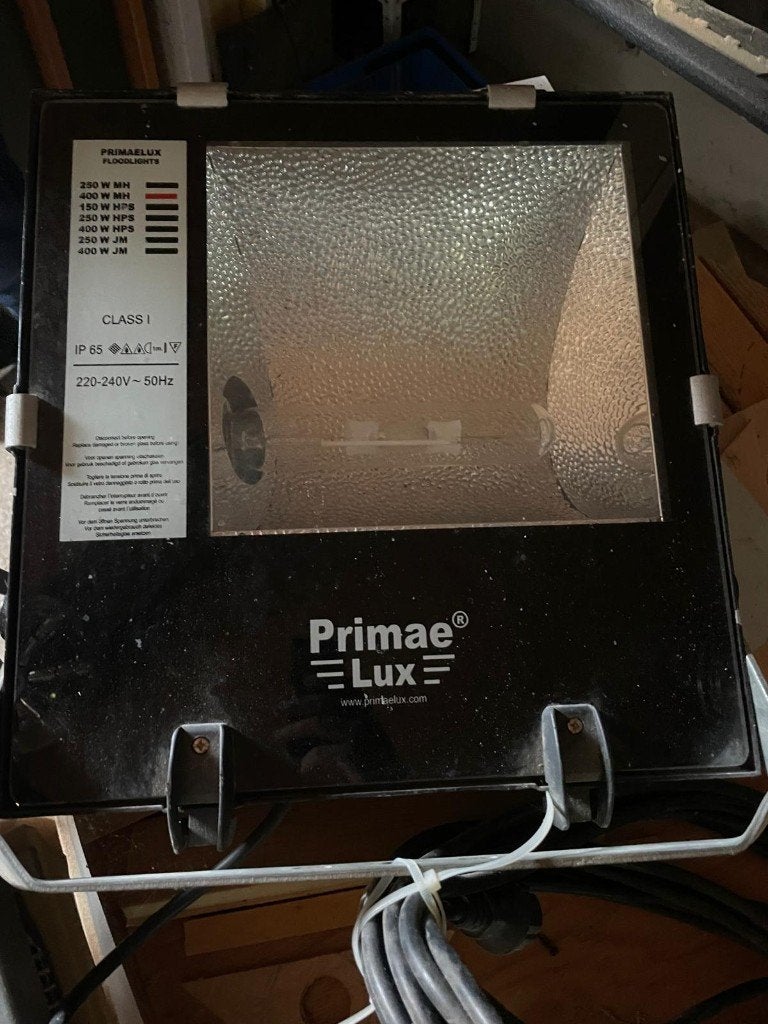 primaelux ip65 lamp breedstraler lamp, Ophalen of Verzenden, Zo goed als nieuw, Minder dan 50 watt, Lamp