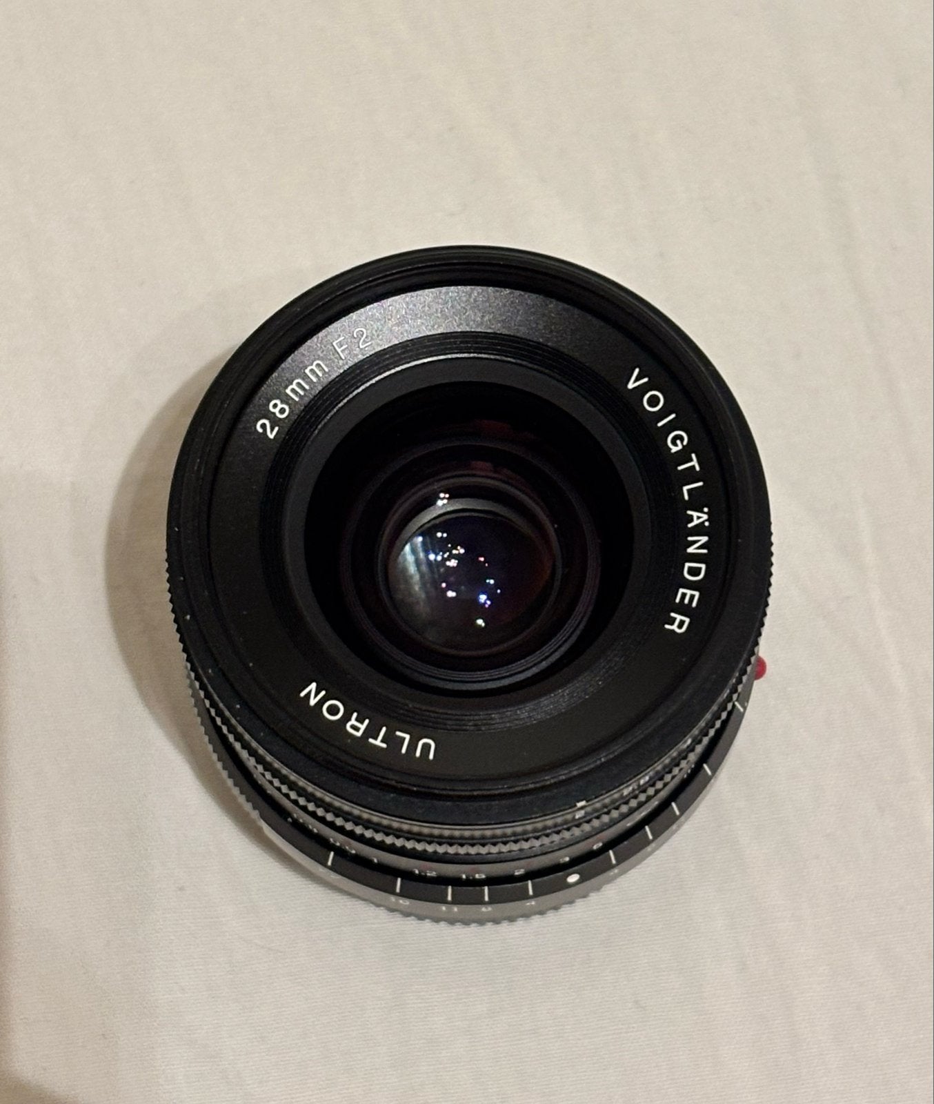 Voigtländer Ultron 28mm F2 M-mount lens, Zo goed als nieuw, Voigtlander, Leica M-mount, Handmatige focus
