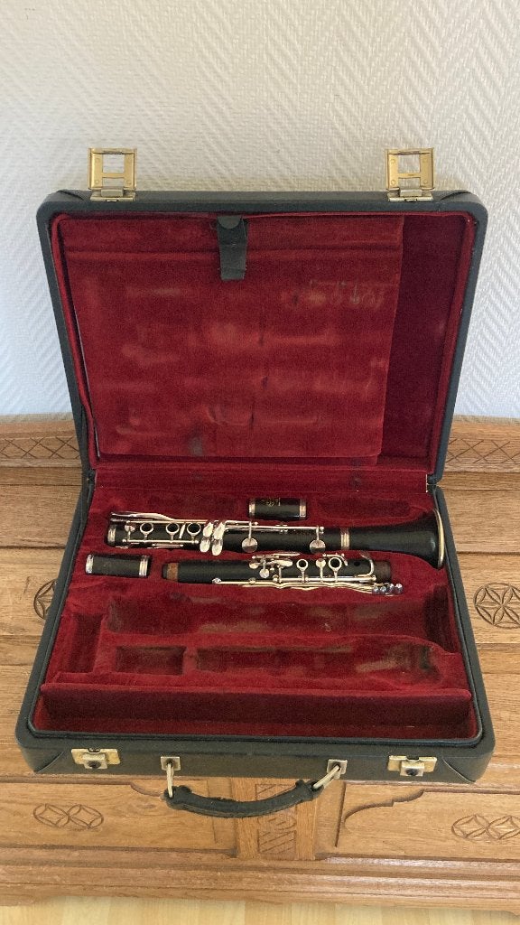 Buffet Crampon RC A-klarinet (ca. 30 jaar oud), Muziek en Instrumenten, Ophalen, Gebruikt, Met koffer, Hout