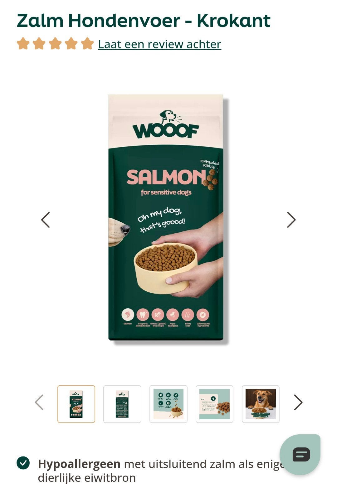 hondenbrokken krokant met maar 1 eiwit Woof, Ophalen, Hond
