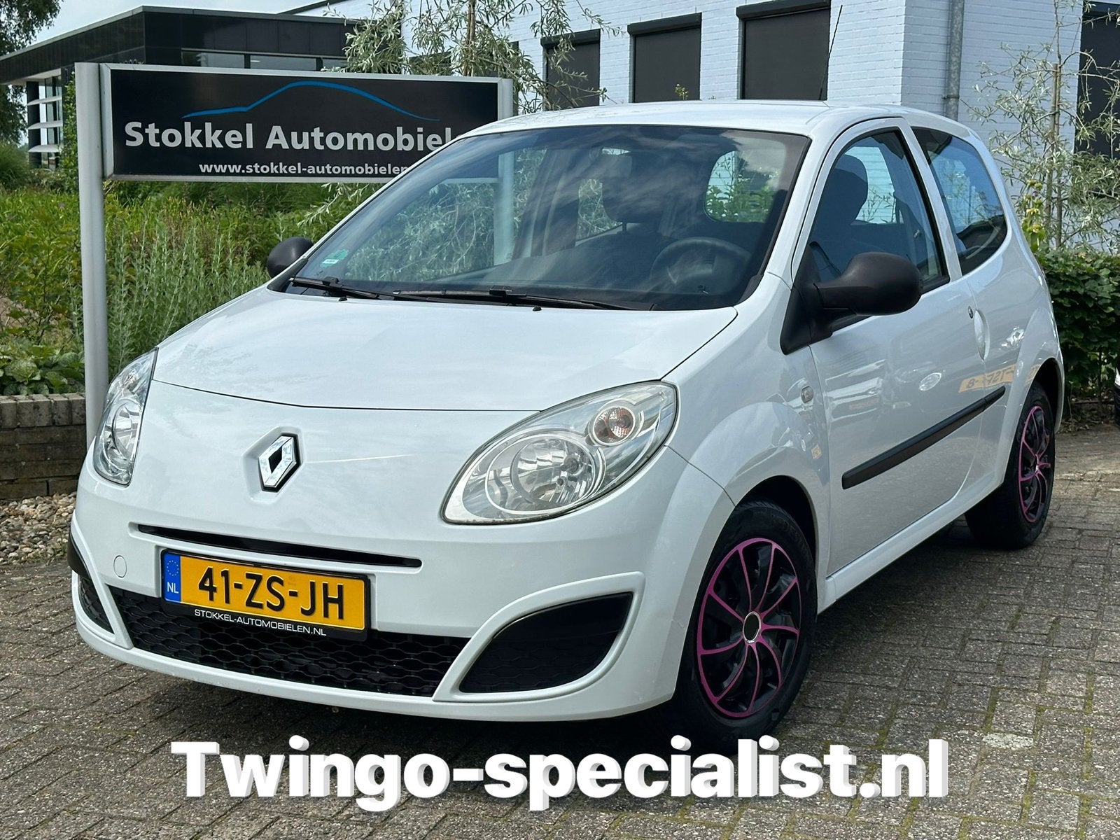 Renault Twingo 1.2 Authentique  Airco !! 2008✅, Voorwielaandrijving, 4 cilinders, Wit, Origineel Nederlands