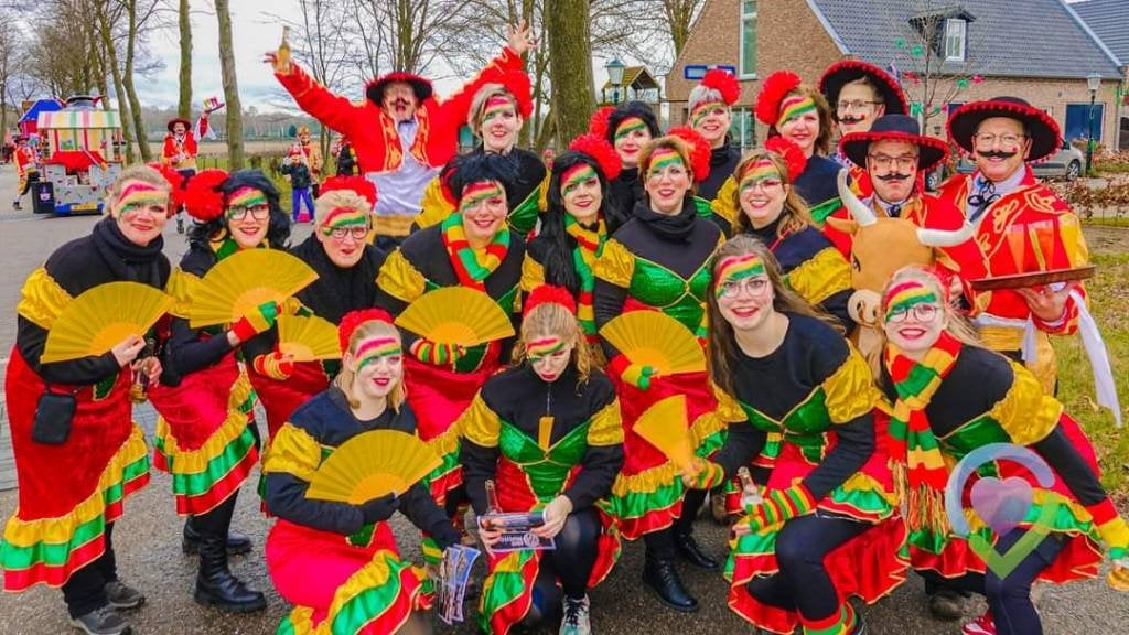 Spaanse groep (18 personen), Kleding | Dames, Carnaval, Maat 46/48 (XL) of groter, Ophalen of Verzenden, Kleding