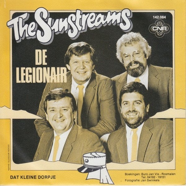 The Sunstreams – De Legionair  piraat, Fotohoes, 7 inch, Ophalen of Verzenden, Zo goed als nieuw