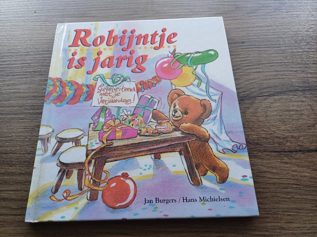zgan.Robijntje is jarig-Jan Burgers/Hans Michielsen, Boeken, Ophalen of Verzenden, Zo goed als nieuw, Fictie algemeen
