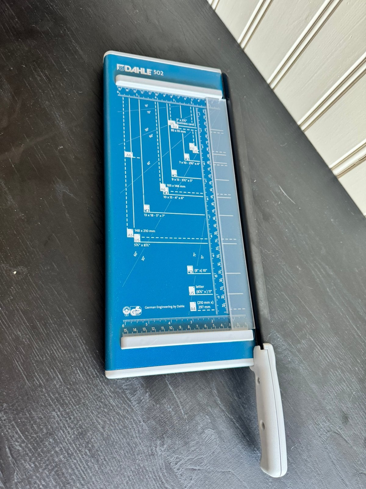 Dahle 502 Hefboomsnijmachine | A4 formaat | 8 vel, Verzenden, Zo goed als nieuw