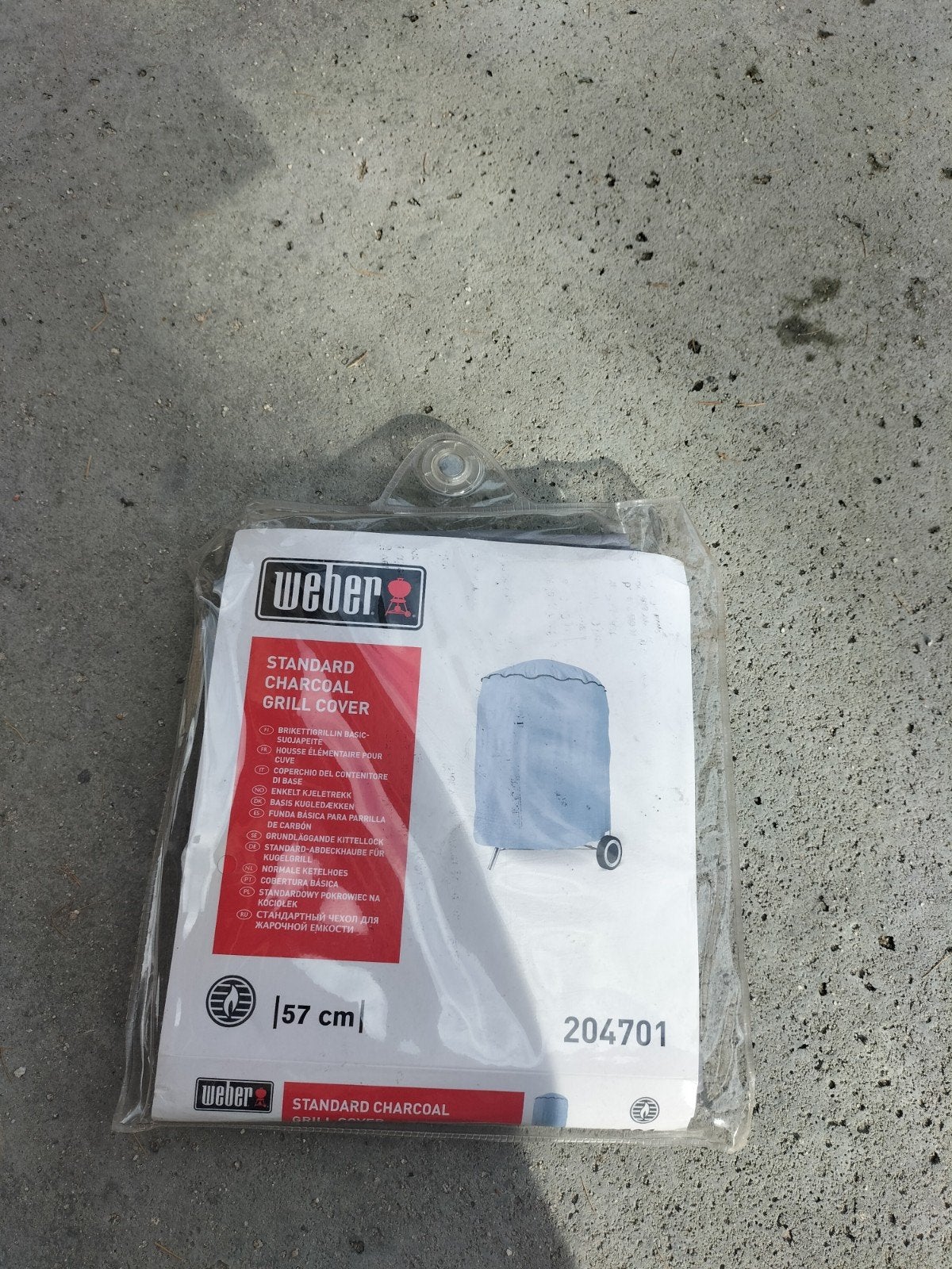 Weber Standard Houtskool Grill Cover 57 cm - Nieuw, Ophalen of Verzenden, Nieuw, Weber