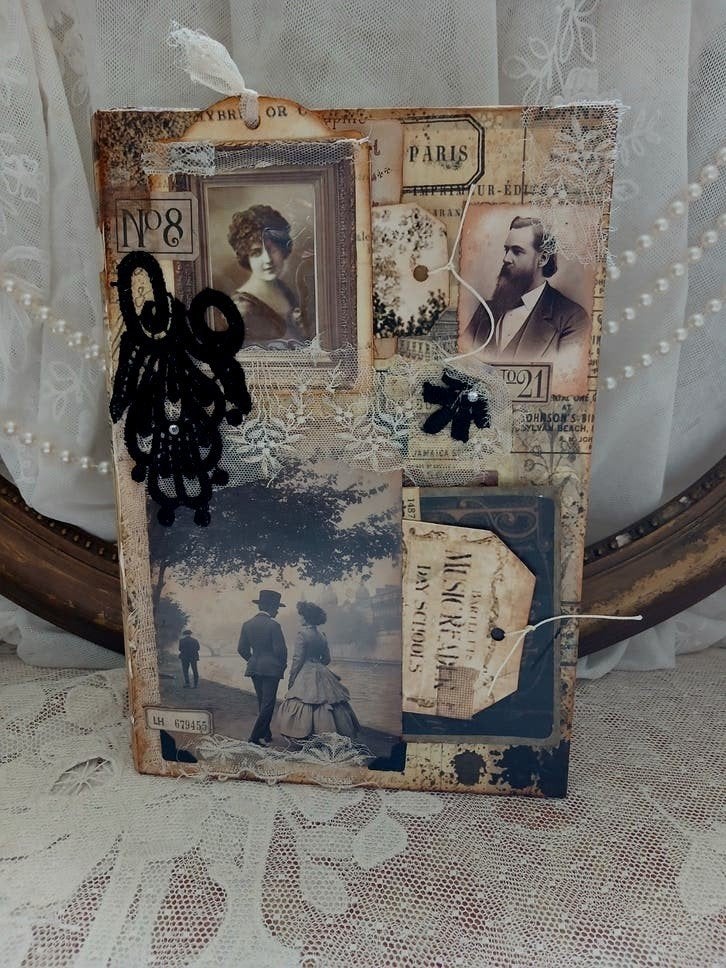 Brocante boekenkistje....boudoir..., Verzenden