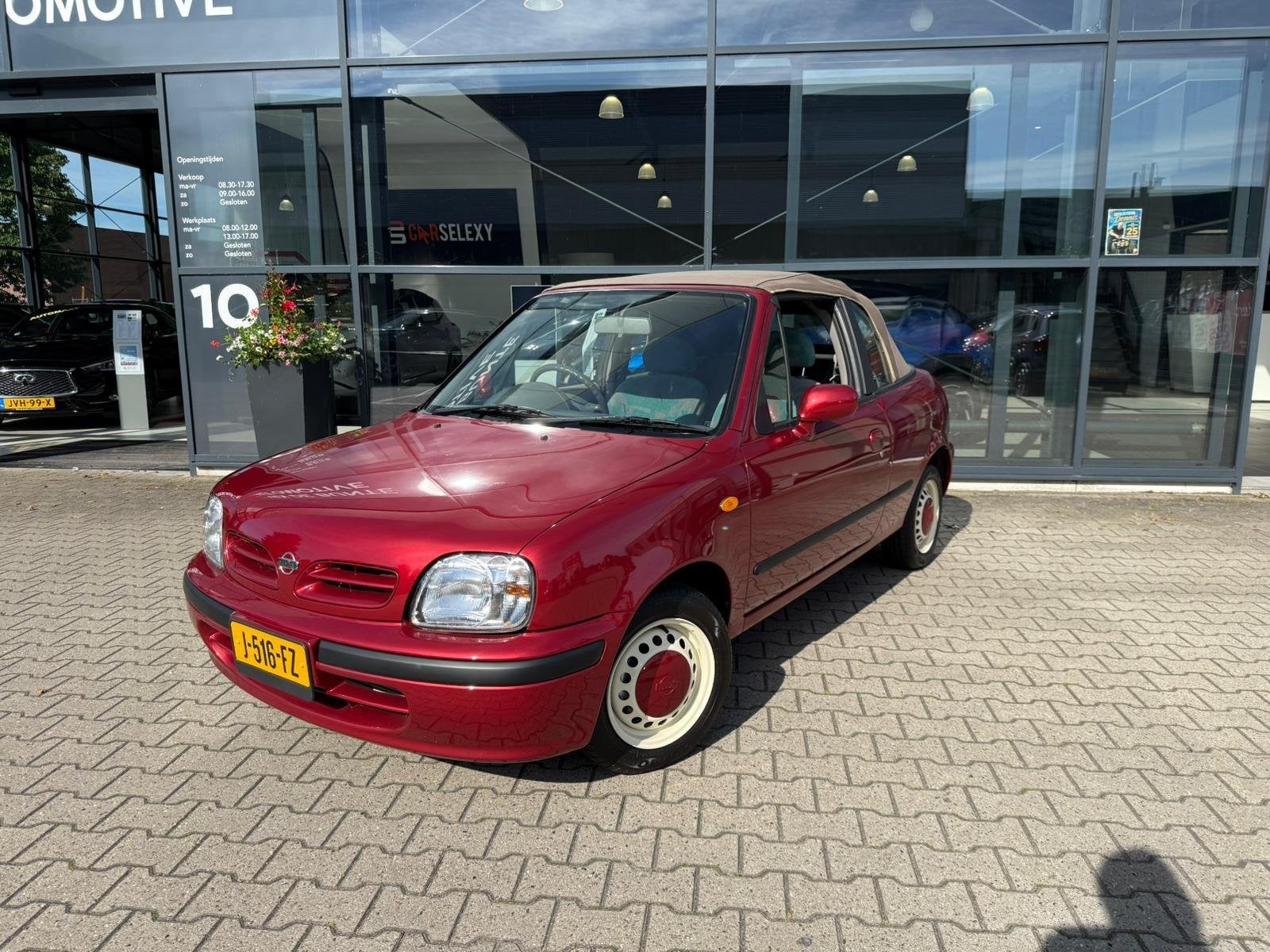 Nissan Micra Cabrio *Uniek in Nederland*, Auto's, Stof, Gebruikt, 916 kg, 4 cilinders