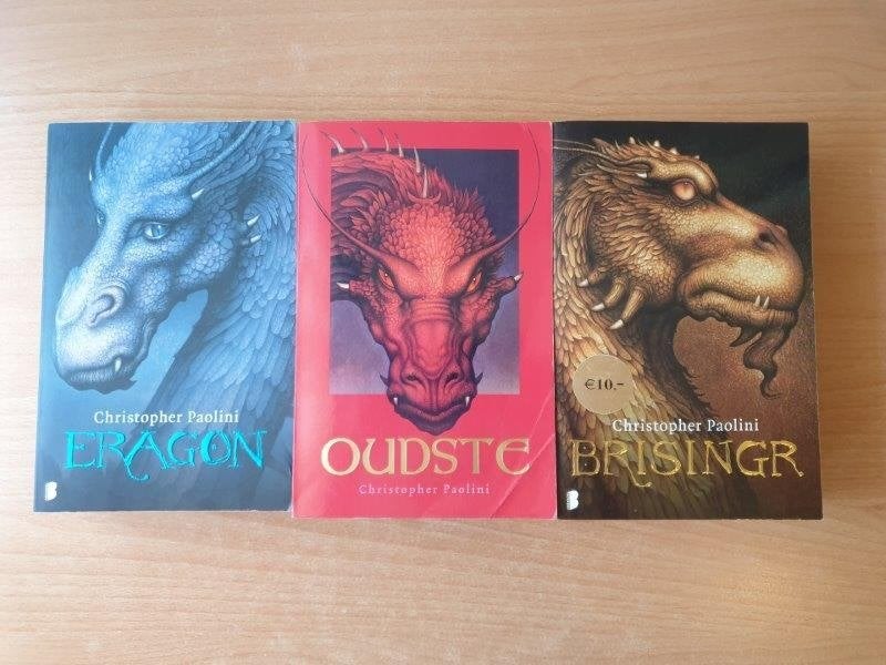 Christopher Paolini - Het Erfgoed 1 t/m 3, Boeken, Verzenden, Gelezen, Christopher Paolini