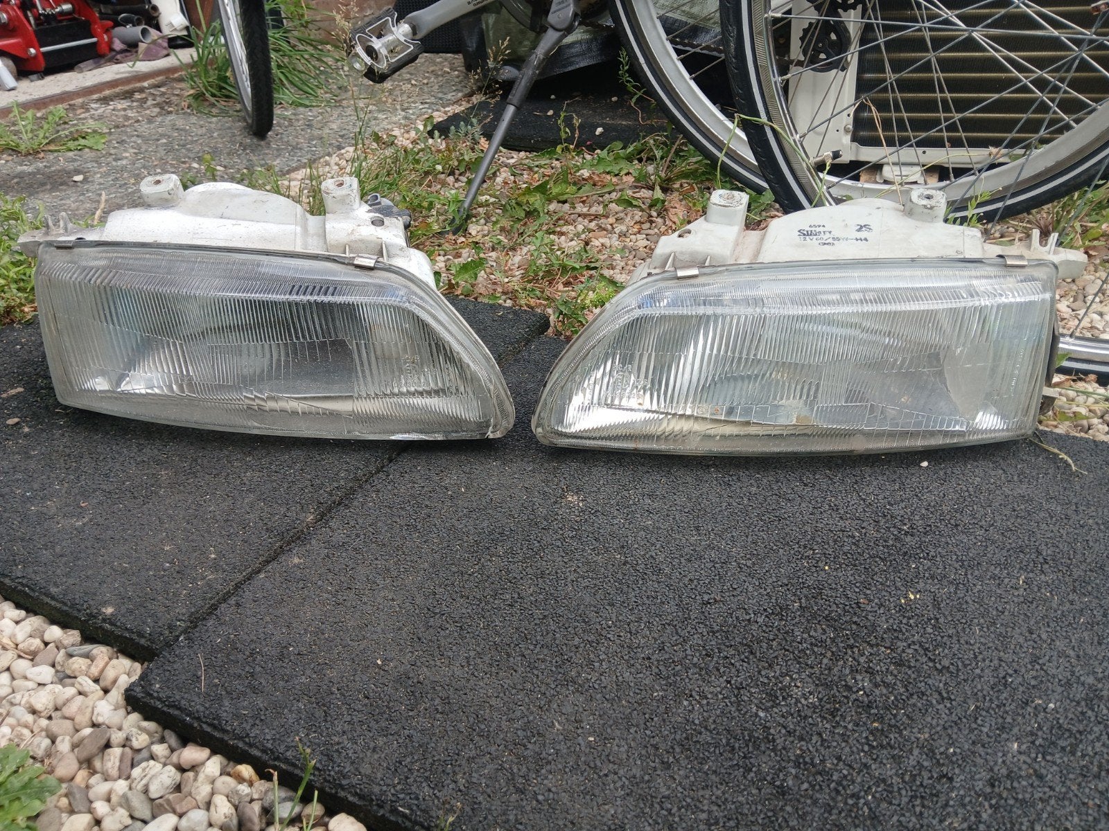 honda crx v-tec koplampen, Ophalen, Gebruikt, Honda