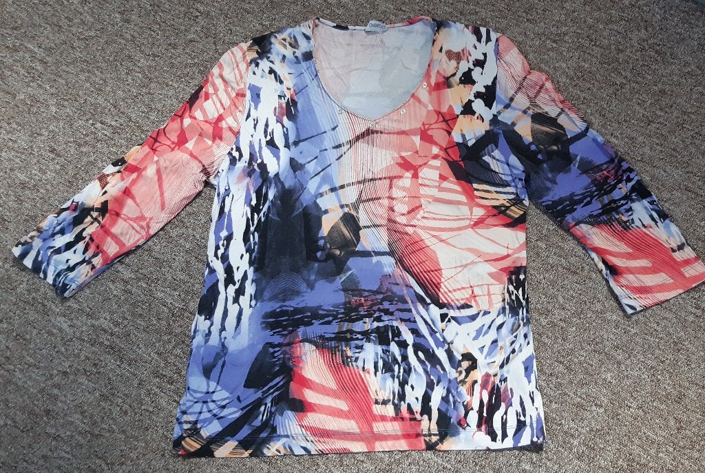 Mooi shirt van Gelco 3/4 mouw maat 42, Overige kleuren, Gelco, Maat 42/44 (L), Ophalen of Verzenden