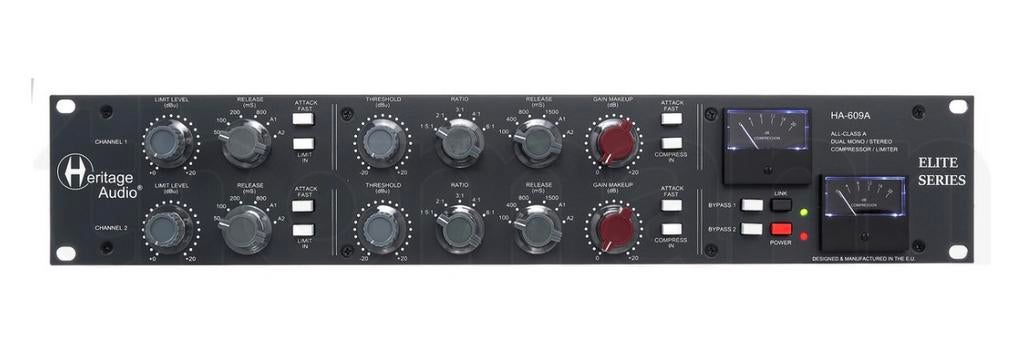 Heritage Audio HA609 Elite mixbuscompressor, Muziek en Instrumenten, Ophalen of Verzenden, Zo goed als nieuw, Compressor
