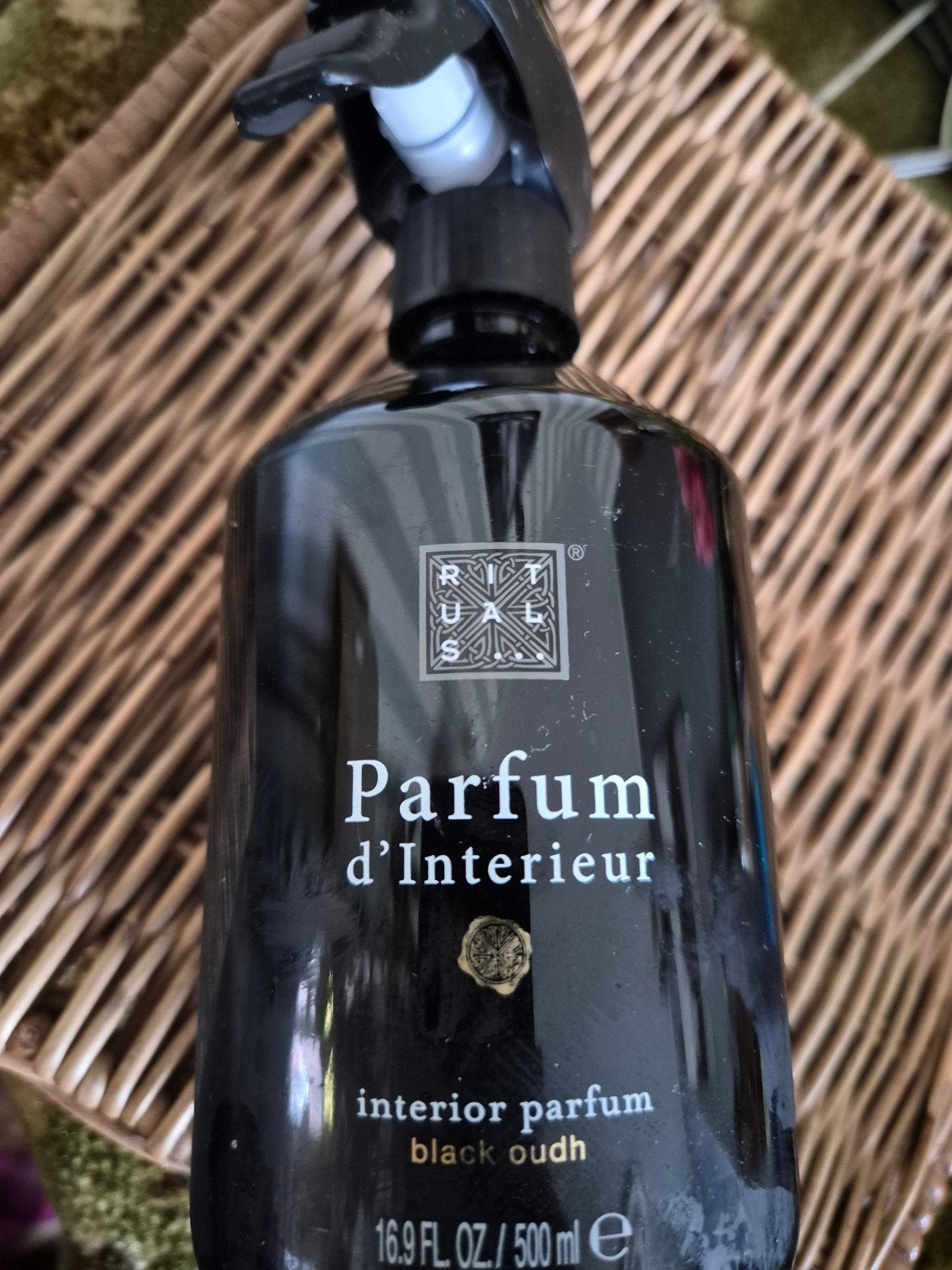 Rituals Parfum d'Interieur Black Oudh 500ml, Ophalen of Verzenden, Nieuw, Zwart, Kunststof