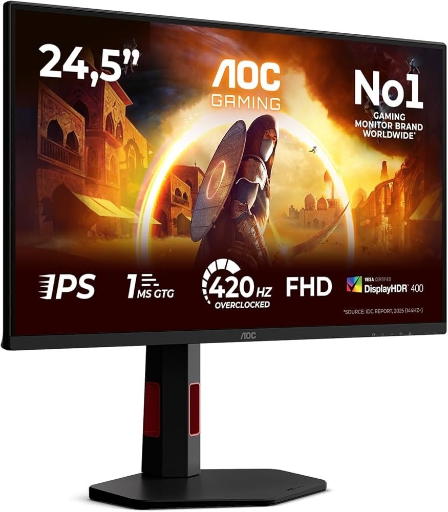 AOC G4 25G4KUR 24.5" Full HD 420Hz IPS Gaming Monitor