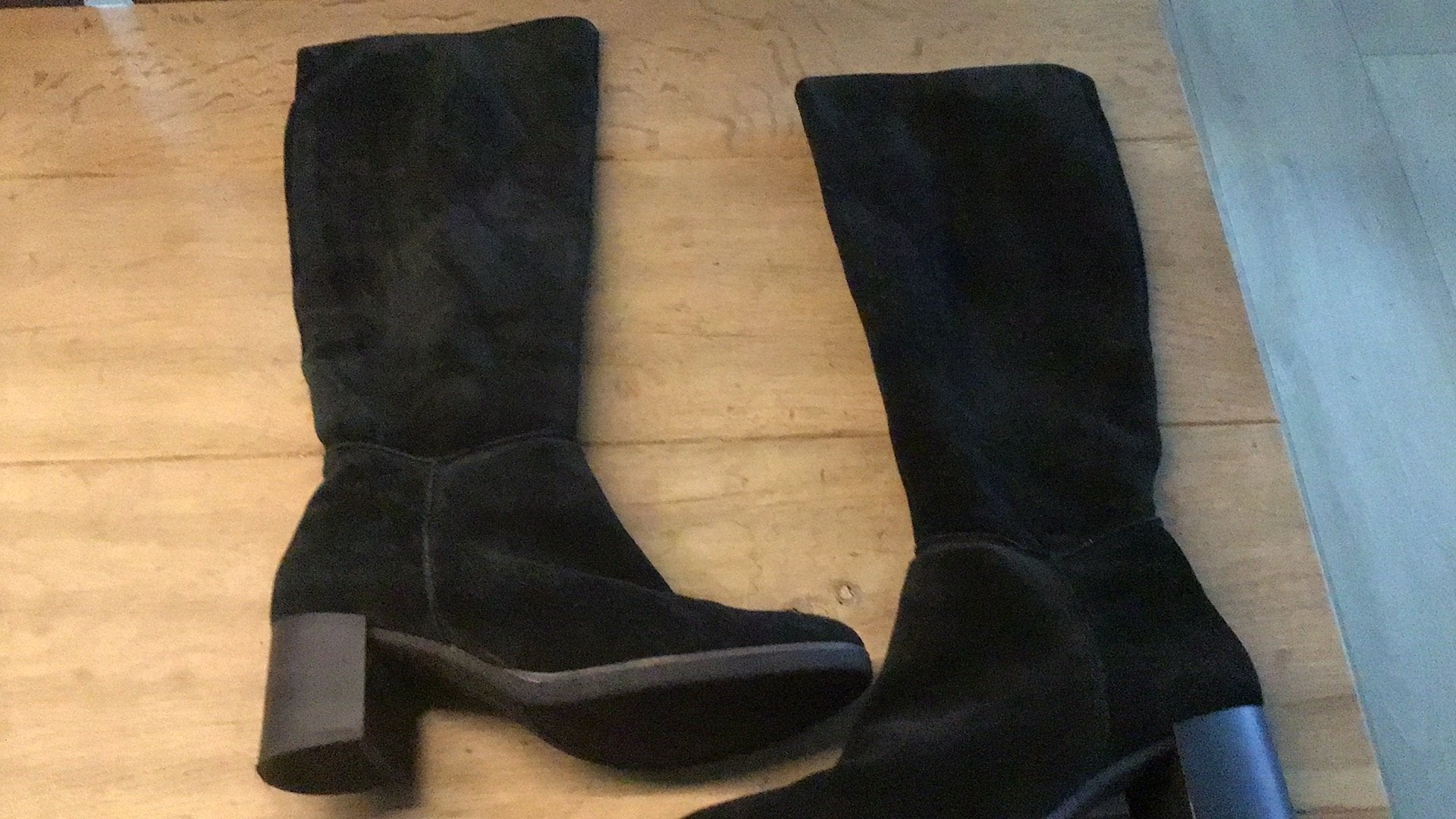 Zwarte suede gabor laarzen maat 39, Ophalen of Verzenden, Zo goed als nieuw, Zwart, Hoge laarzen