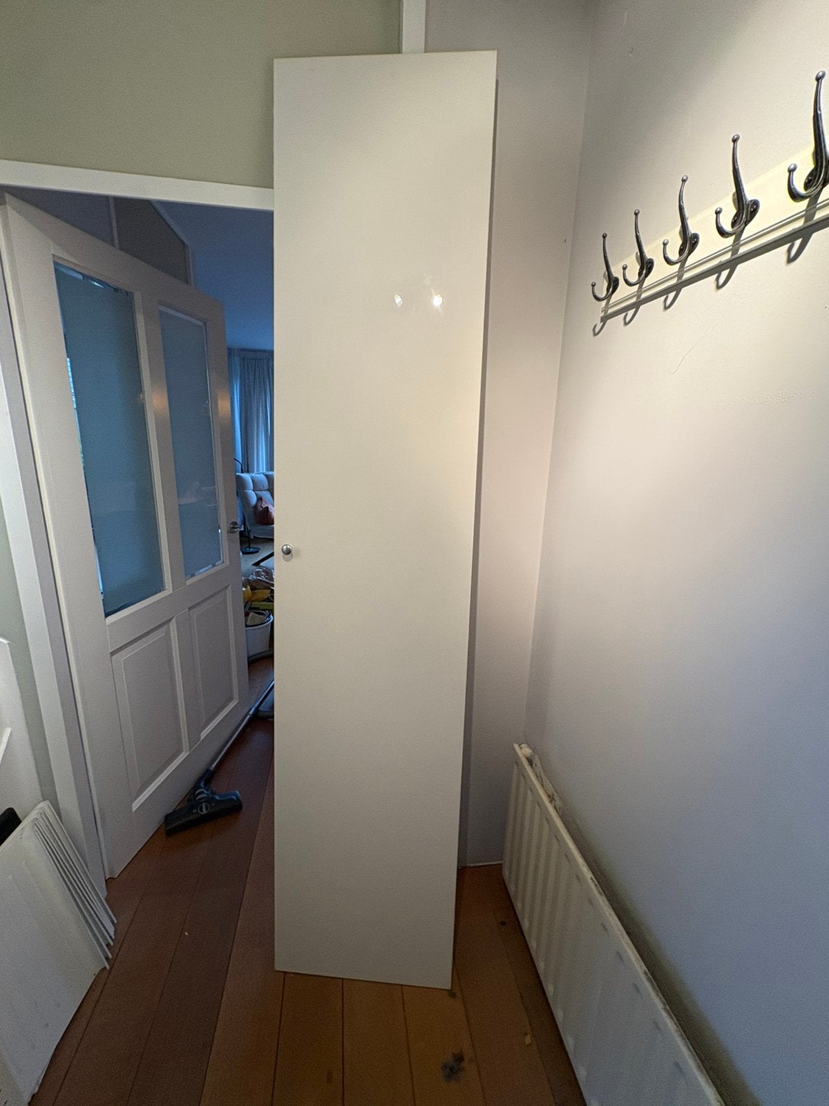 Gratis af te halen: 3 witte hoogglans kastdeuren Pax Ikea., Ophalen, Gebruikt, Overige typen