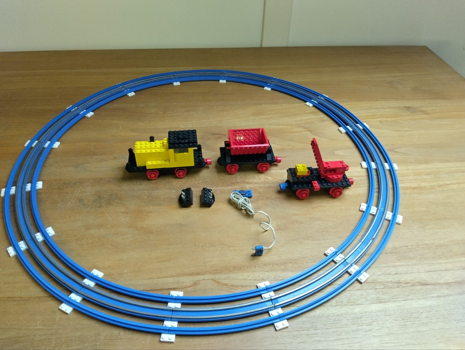 Lego trein, set 724, 12v. diesel loc, Kinderen en Baby's, Gebruikt, Lego, Ophalen of Verzenden, Complete set