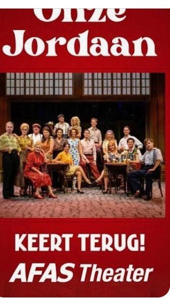 2 TICKETS MUSICAL ONZE JORDAAN AFAS LEUSDEN GEVRAAGD, Tickets en Kaartjes, Twee personen