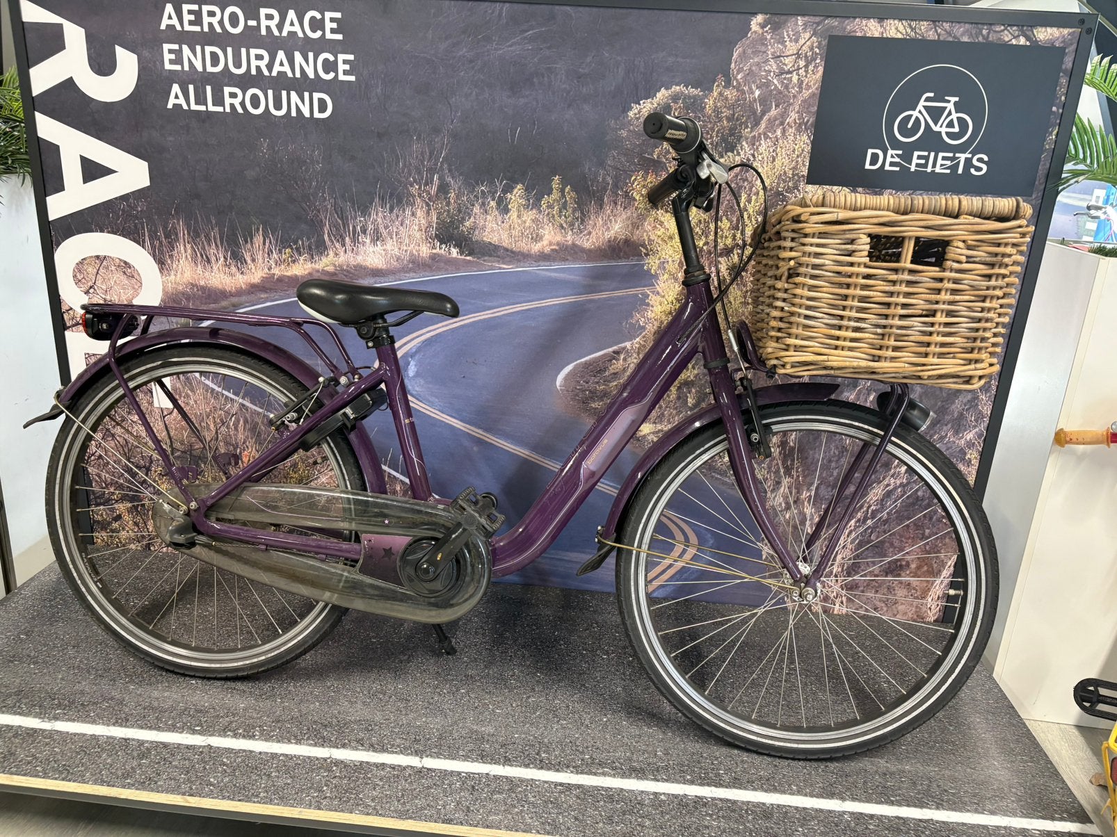 Batavus Star, Fietsen en Brommers, Ophalen, Gebruikt, Terugtraprem, 24 inch