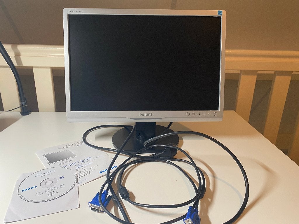 Philips 19" Monitor 190SW9 - 100% Compleet met DVI/VGA, Computers en Software, Monitoren, Ophalen, Philips, Gebruikt, Kantelbaar