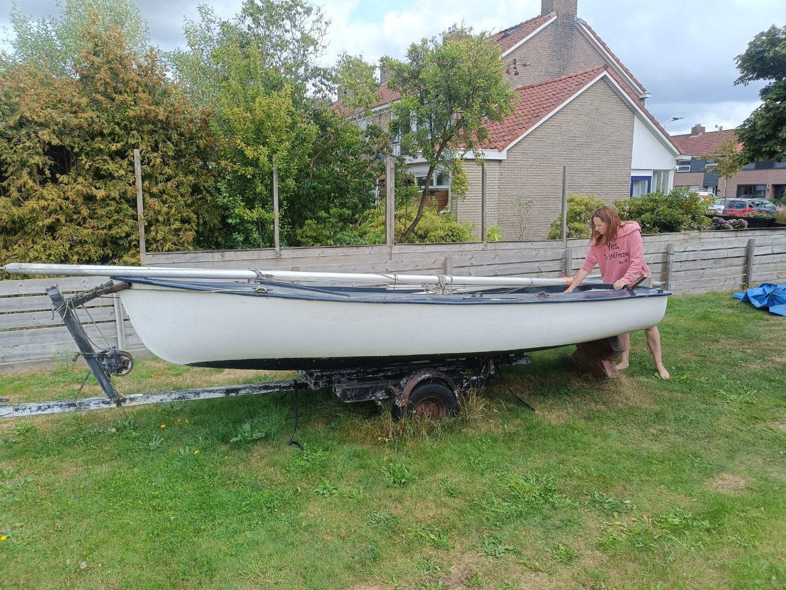 Foto 3 van Flying Junior Zeilboot met Trailer – Compleet zoals op foto