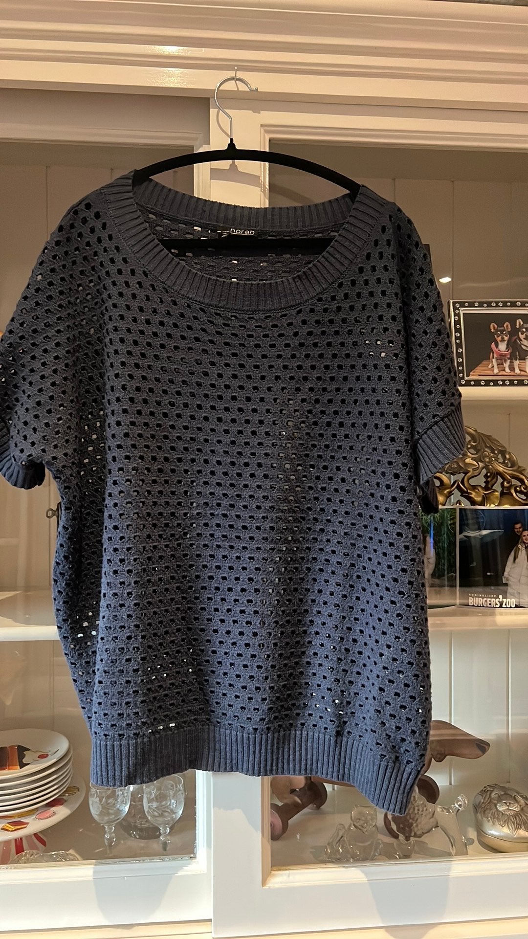 Truitje van Norah mt 48, Blauw, Maat 46/48 (XL) of groter, Ophalen of Verzenden, Korte mouw