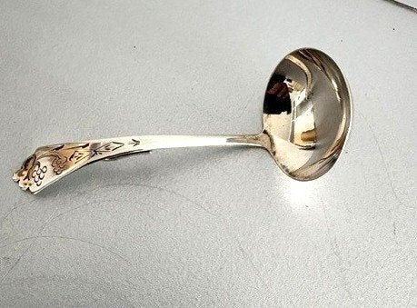 zilveren Roomlepel anno 1934, Antiek en Kunst, Verzenden, Zilver