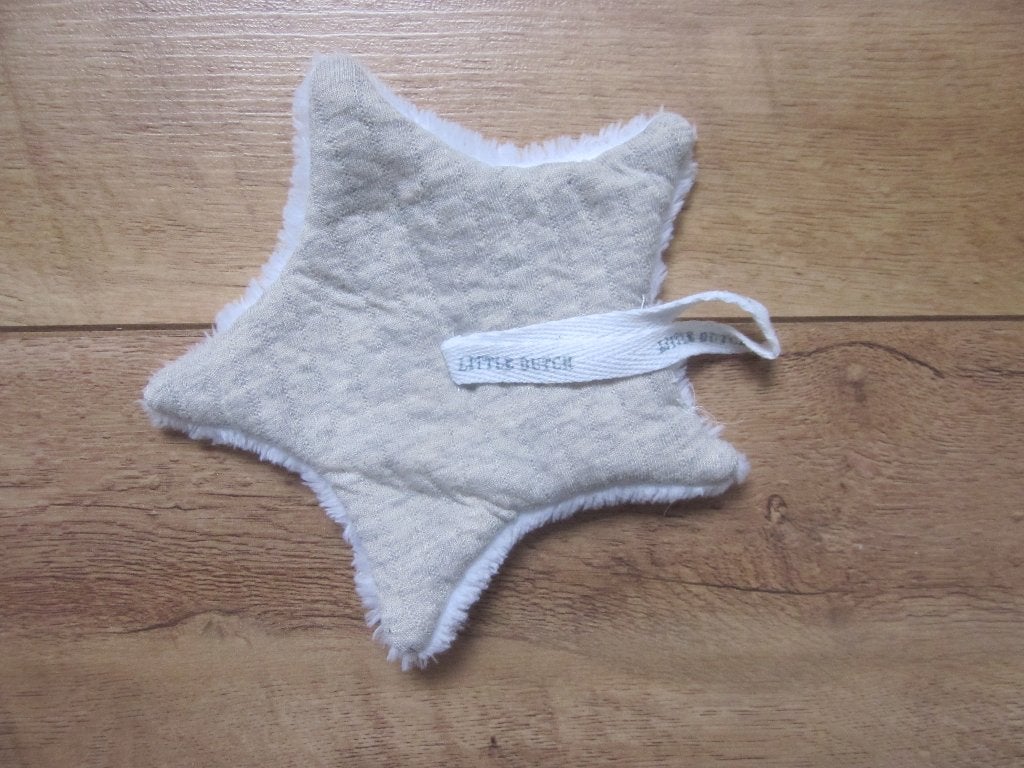 Little Dutch wit pluche beige jersey knuffel - speendoekje, Kinderen en Baby's, Speelgoed | Knuffels en Pluche, Overige karakters